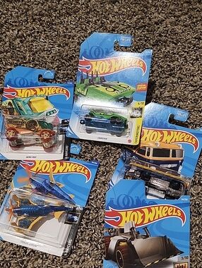 Assorted Blue Toy Cars & Vehicles - Kids Toys